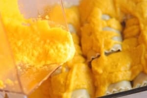 Butternut Squash and Kale Roll-ups. DINNER IDEA!! Cheesy and delicious, plus easy to make!